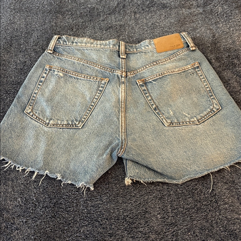 rag & bone Distressed Blue Jean Short Bundle - Picture 3 of 10